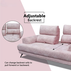 Corren Fabric Adjustable Backrest Sofa (Pet Friendly & Easy Clean) KH