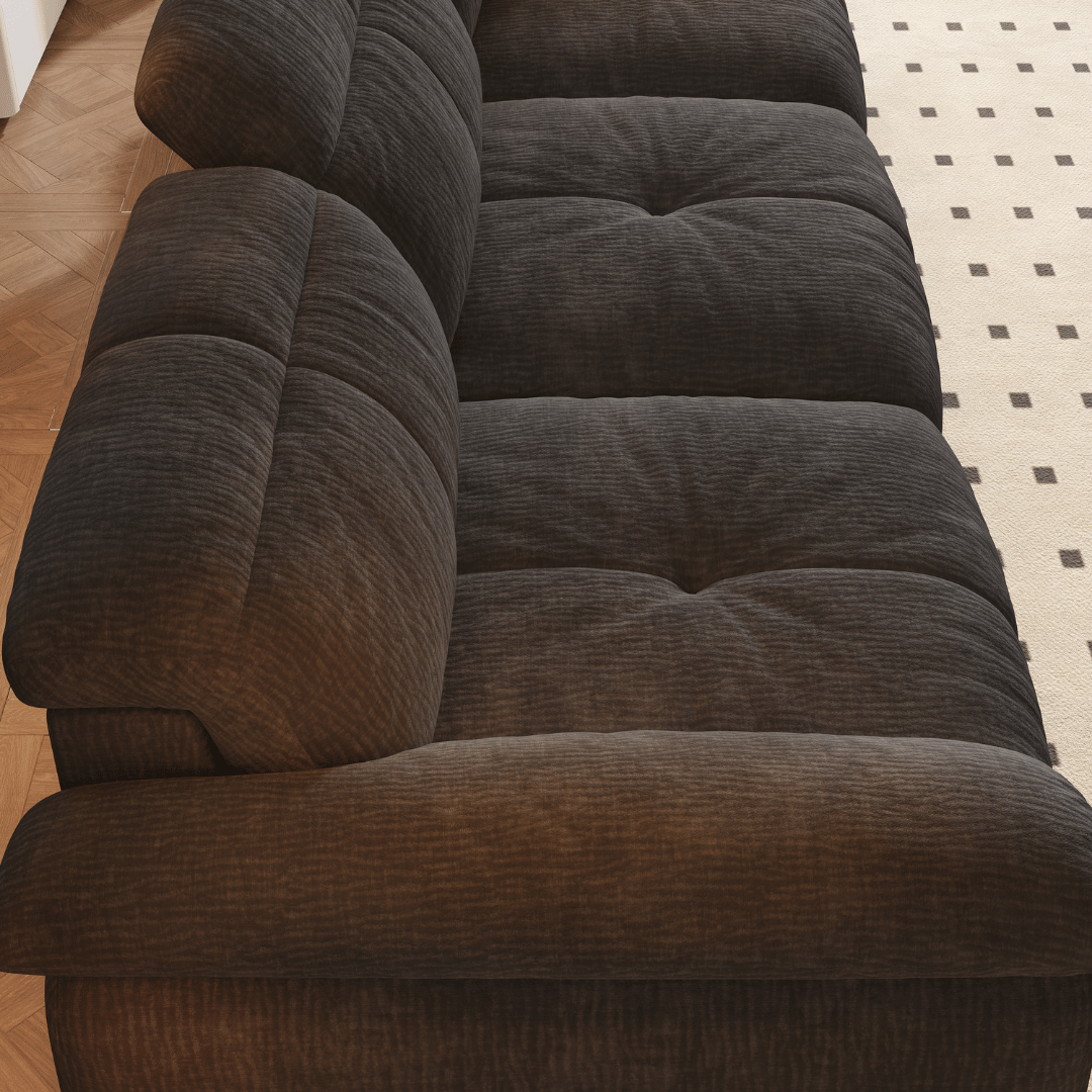 Wriggs Fabric Electric Sofa Bed (Water Repellent & App + Remote Control)