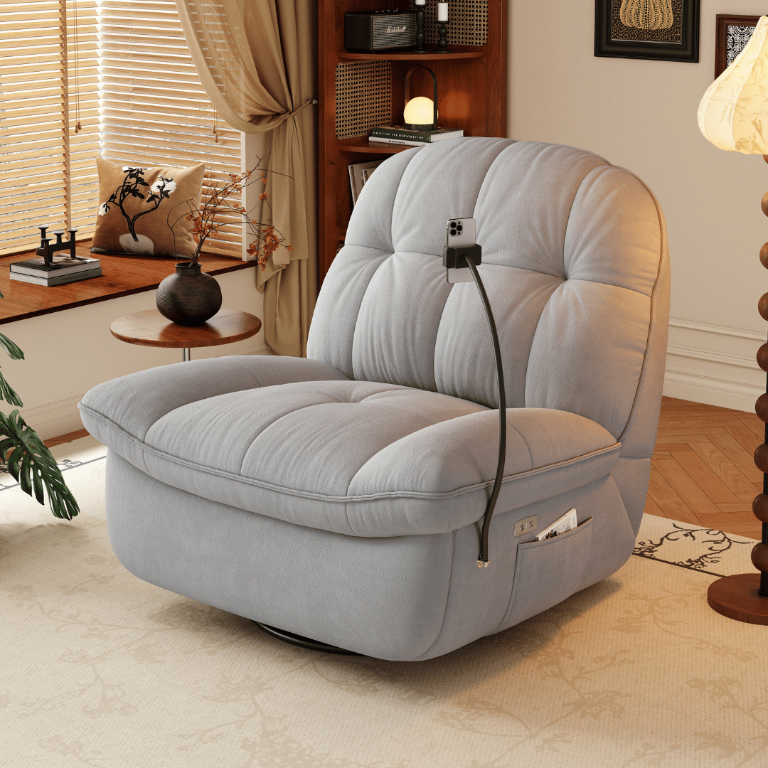 Gillian Fabric Recliner Armchair Sofa