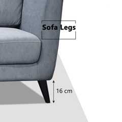 Brazira Fabric Sofa (Pet Friendly & Easy Clean)