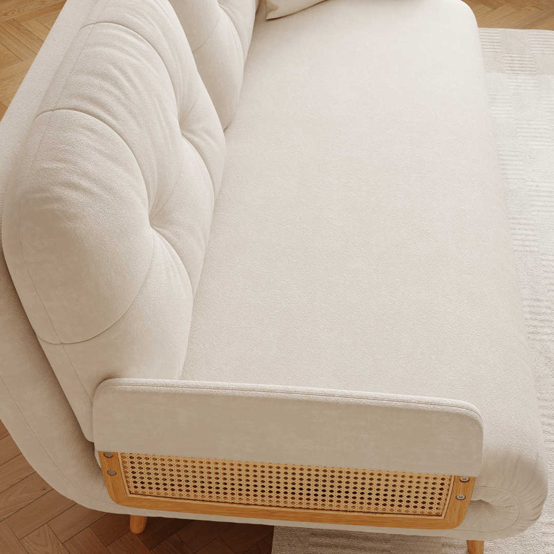 Rendine Fabric Sofa Bed (Water Repellent & Pet Friendly)