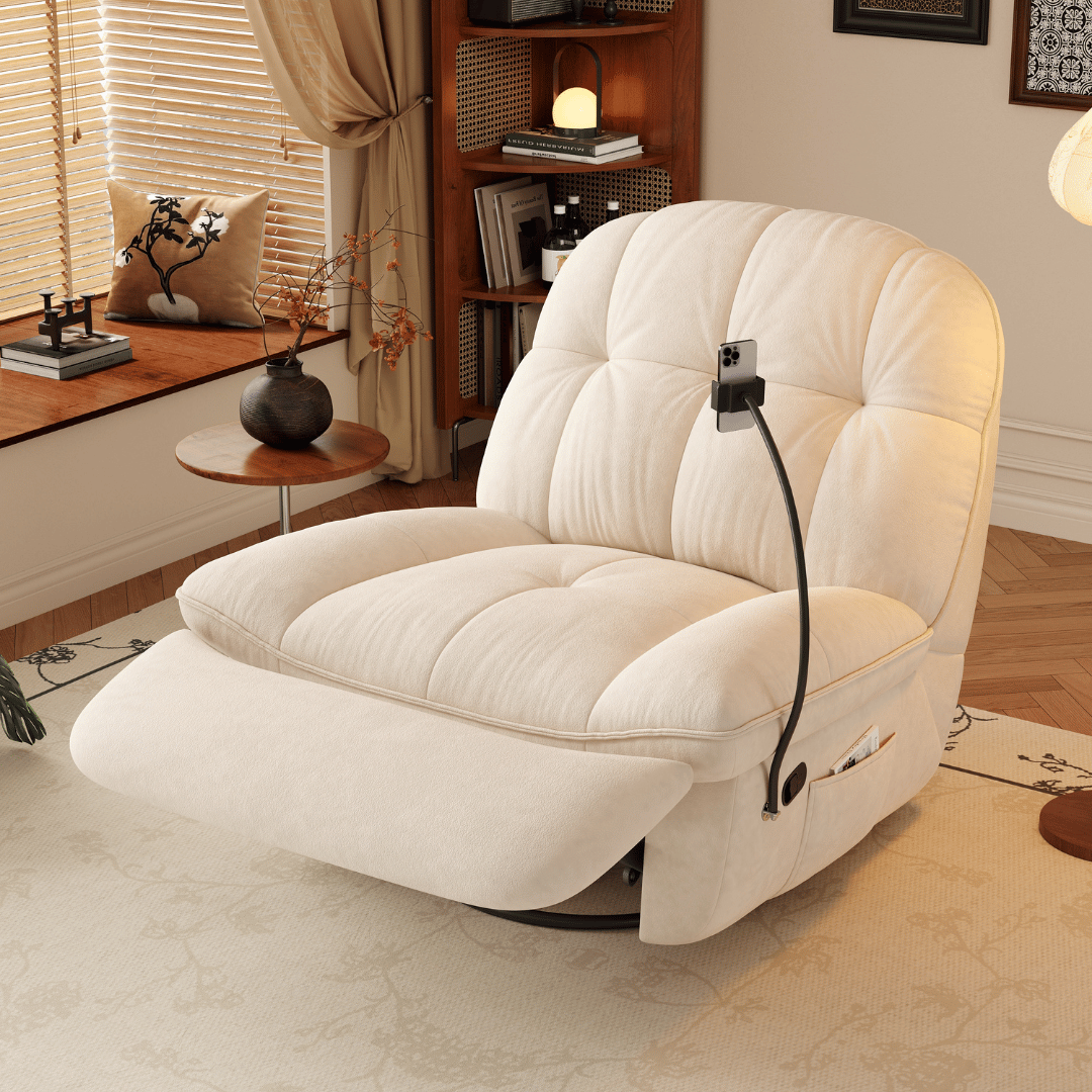 Gillian Fabric Recliner Armchair Sofa