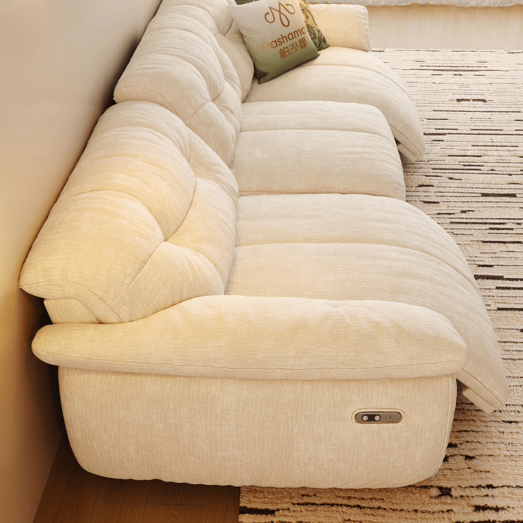 Lorenza Fabric Recliner Sofa (Water Repellent)