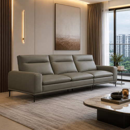 Nuvello Genuine Leather Sofa MB