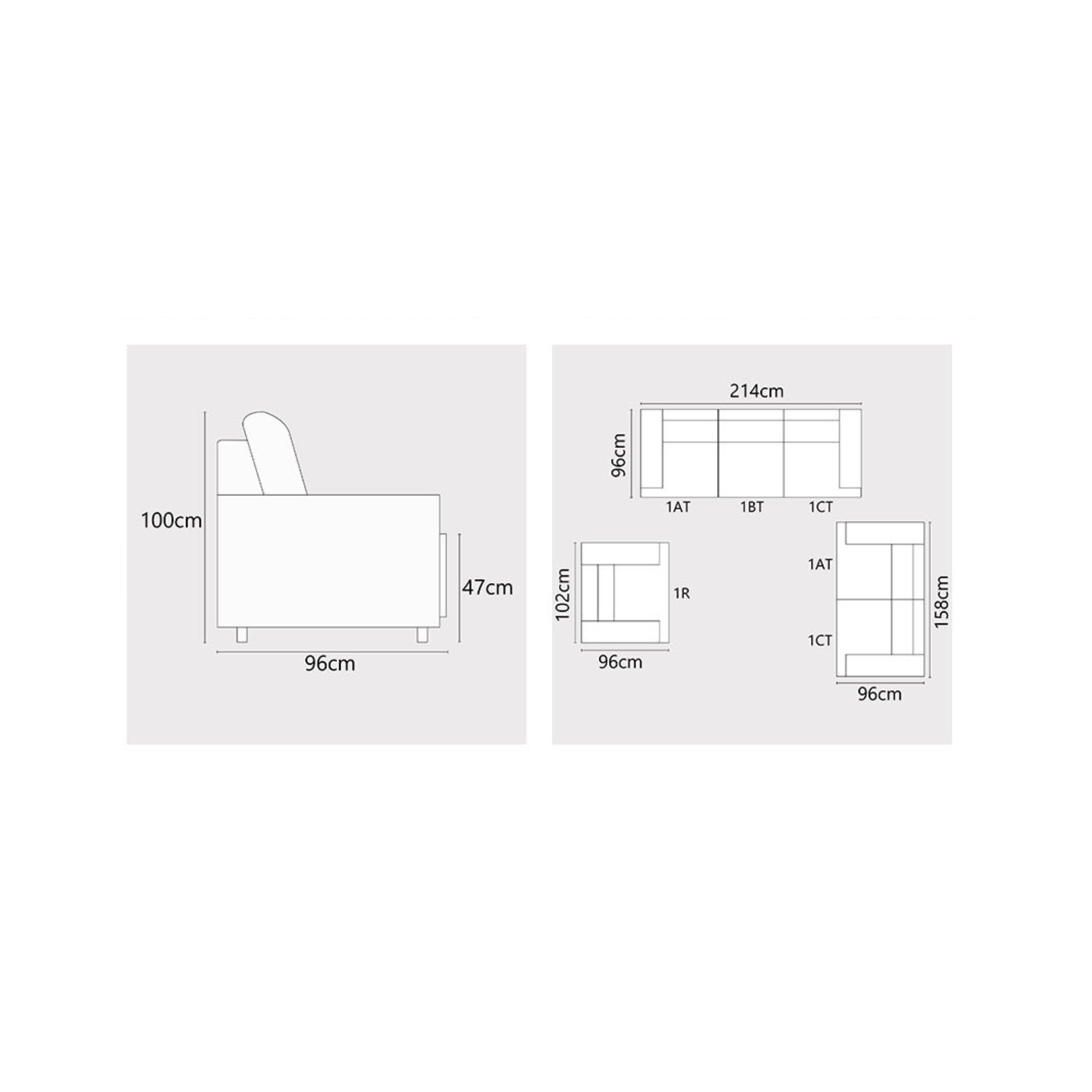 Lorven Genuine Leather Adjustable Headrest Recliner Sofa