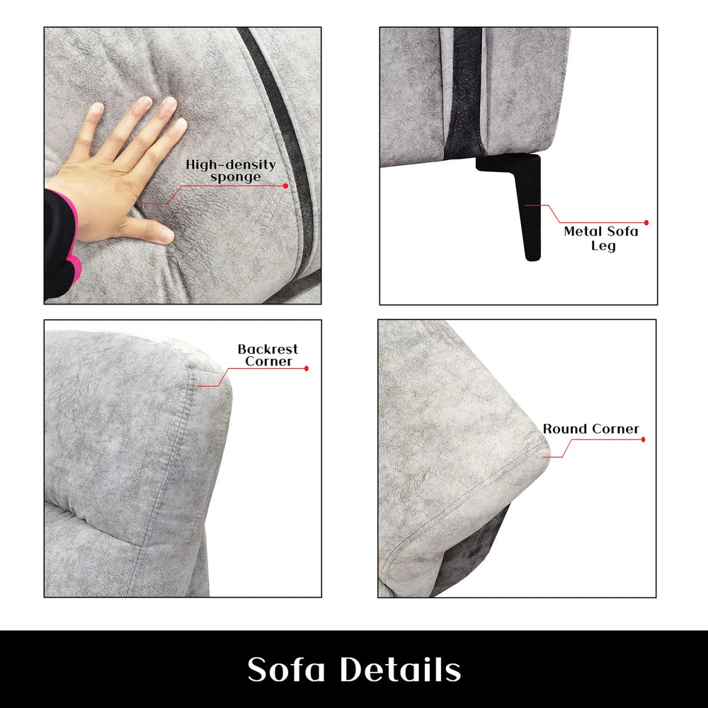 Jodie Fabric Sofa (Pet Friendly & Easy Clean) KH