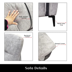 Jodie Fabric Sofa (Pet Friendly & Easy Clean) KH