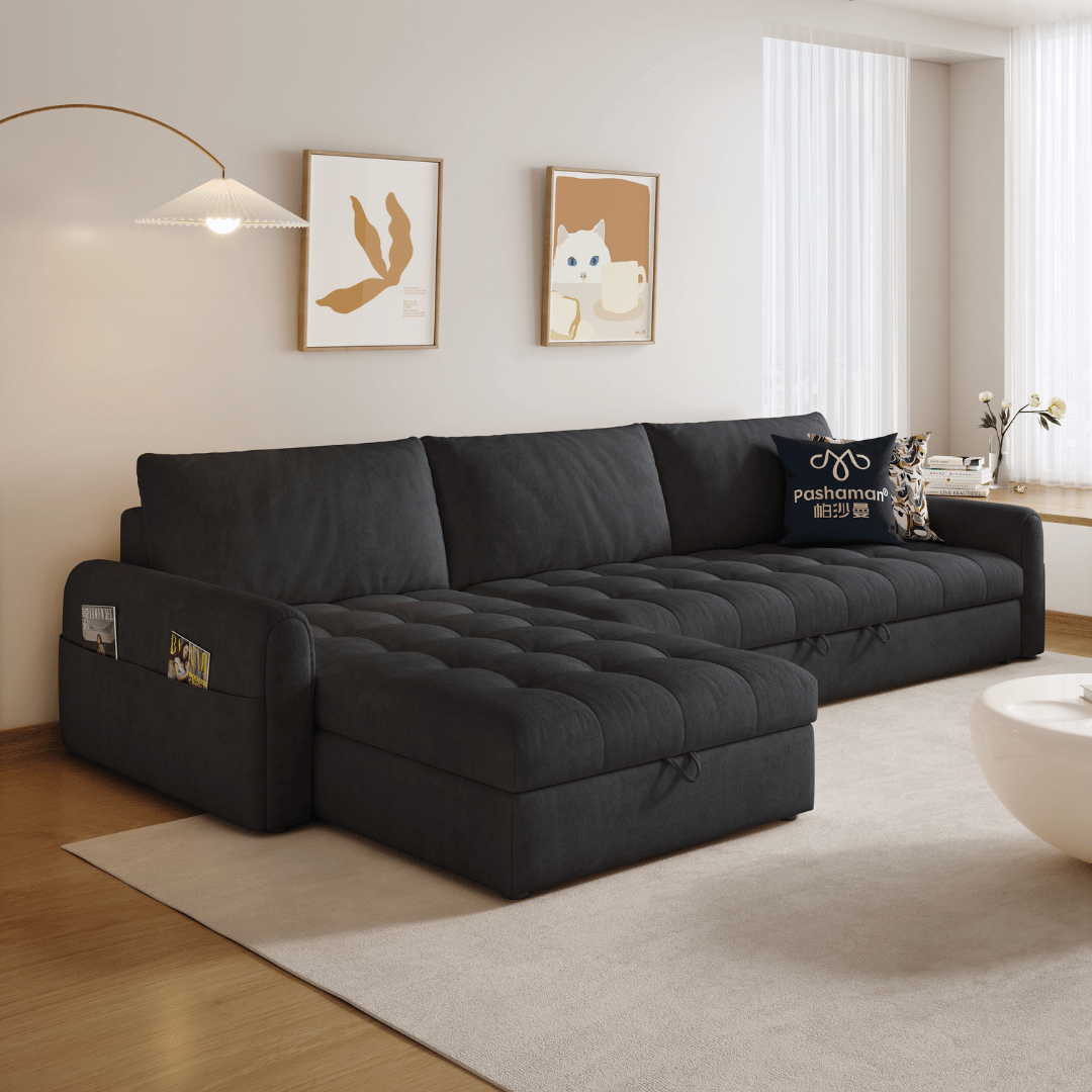 Perlino Fabric Sofa Bed (Water Repellent & Pet Friendly)