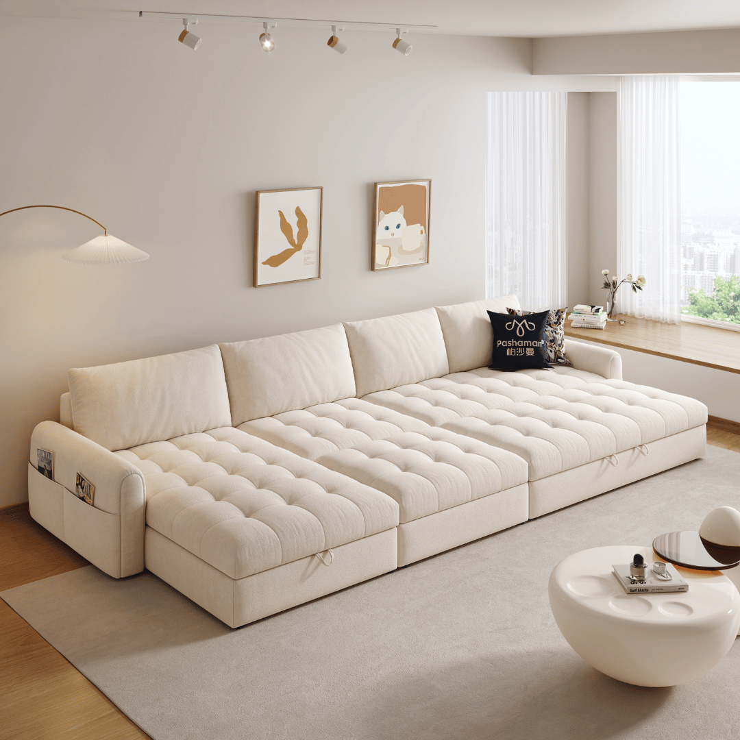 Perlino Fabric Sofa Bed (Water Repellent & Pet Friendly)