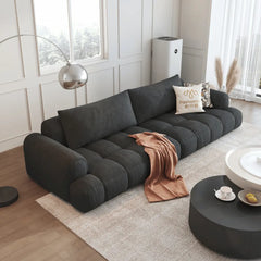 Cotton Fabric Sofa (Pet Friendly & Comes with USB Charger) - Esteller