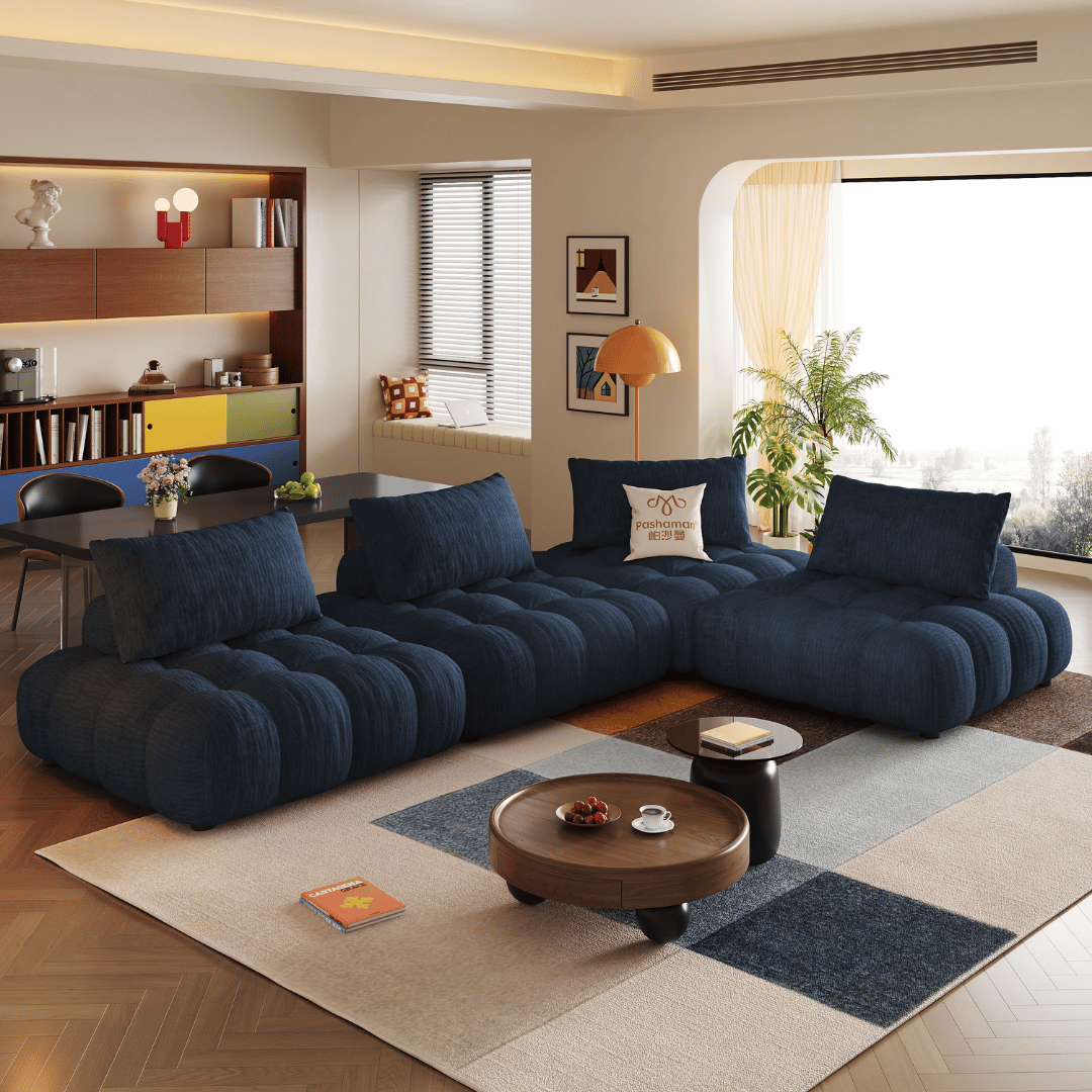 Cloude Modular Chenille Fabric Sofa (Water Repellent)