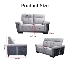 Clyra Fabric Sofa (Pet Friendly & Easy Clean)