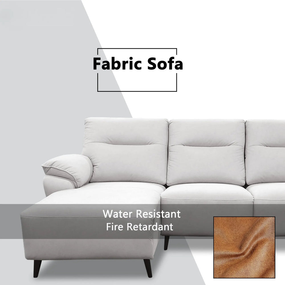 Ardyn Fabric Recliner L-Shaped Sofa (Pet Friendly & Easy Clean) - Esteller