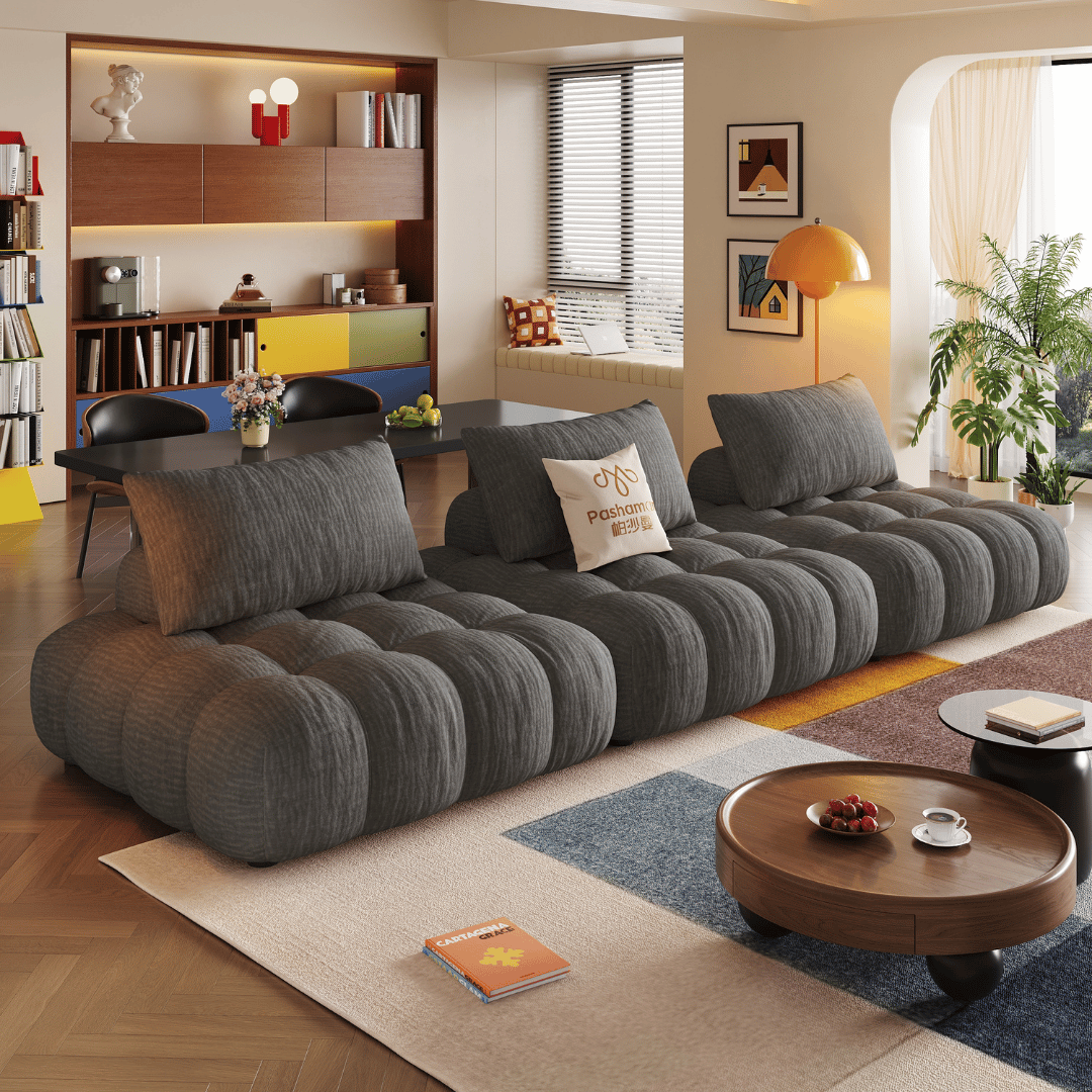 Cloude Modular Chenille Fabric Sofa (Water Repellent)