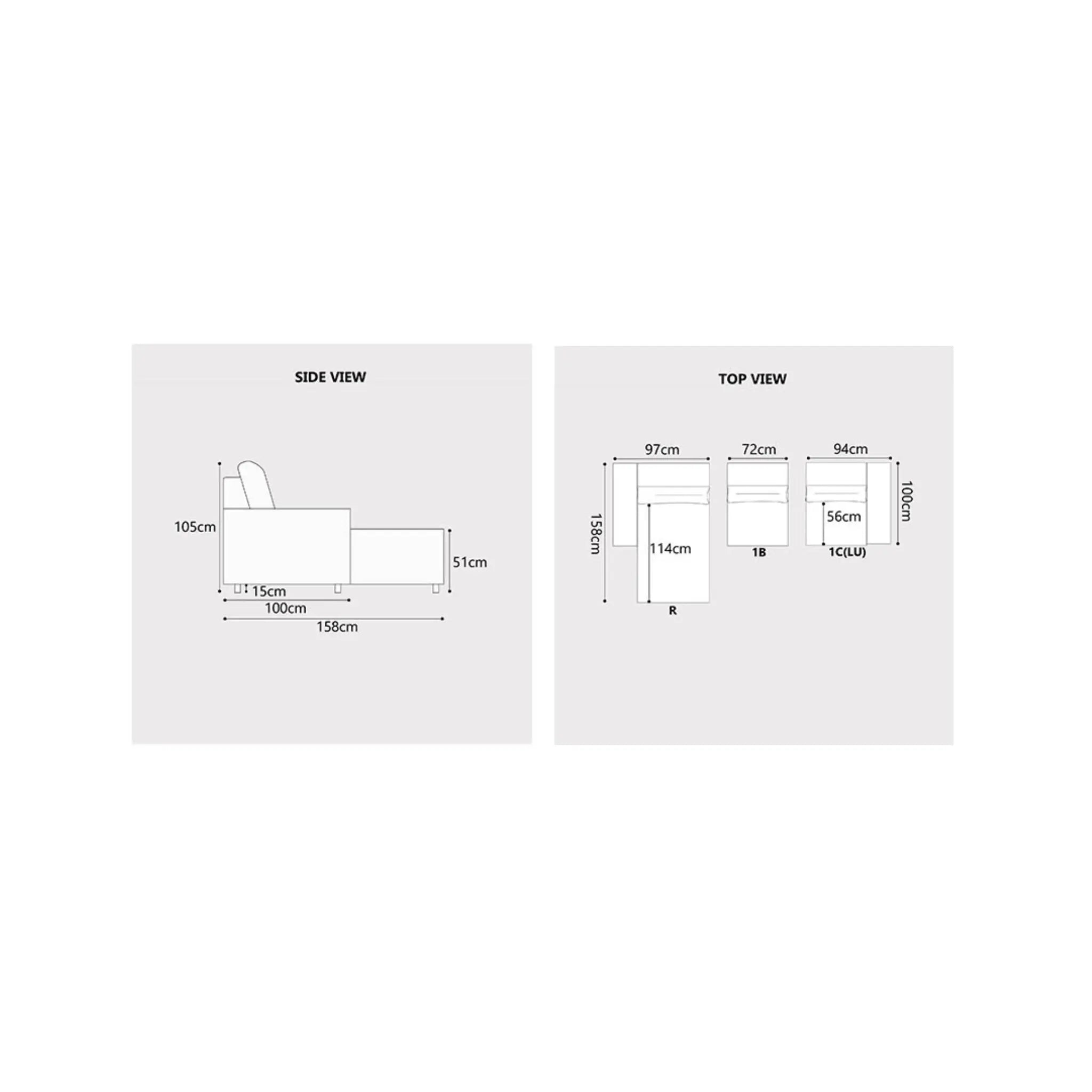 Ardyn Fabric Recliner L-Shaped Sofa (Pet Friendly & Easy Clean) - Esteller