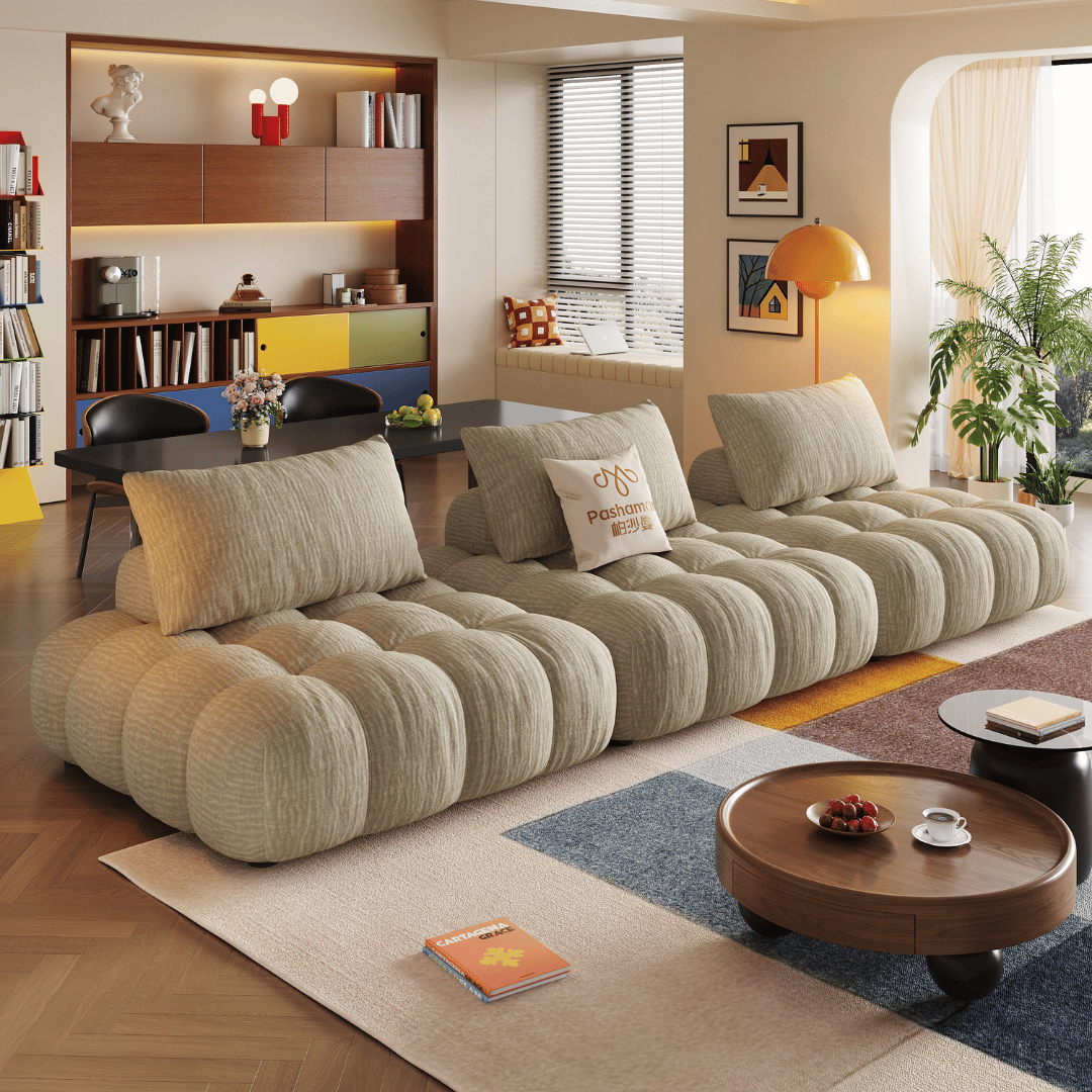 Cloude Modular Chenille Fabric Sofa (Water Repellent)