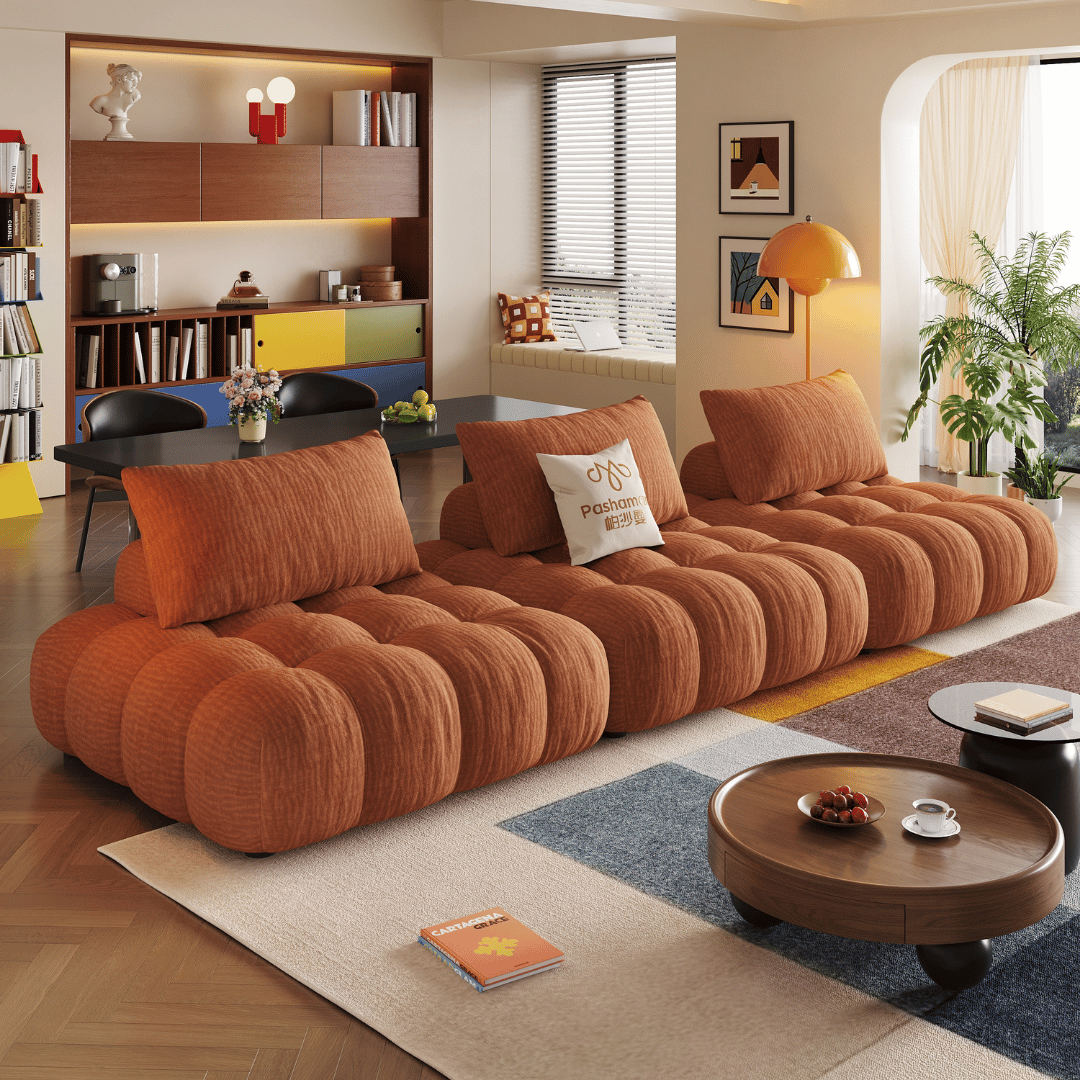 Cloude Modular Chenille Fabric Sofa (Water Repellent)