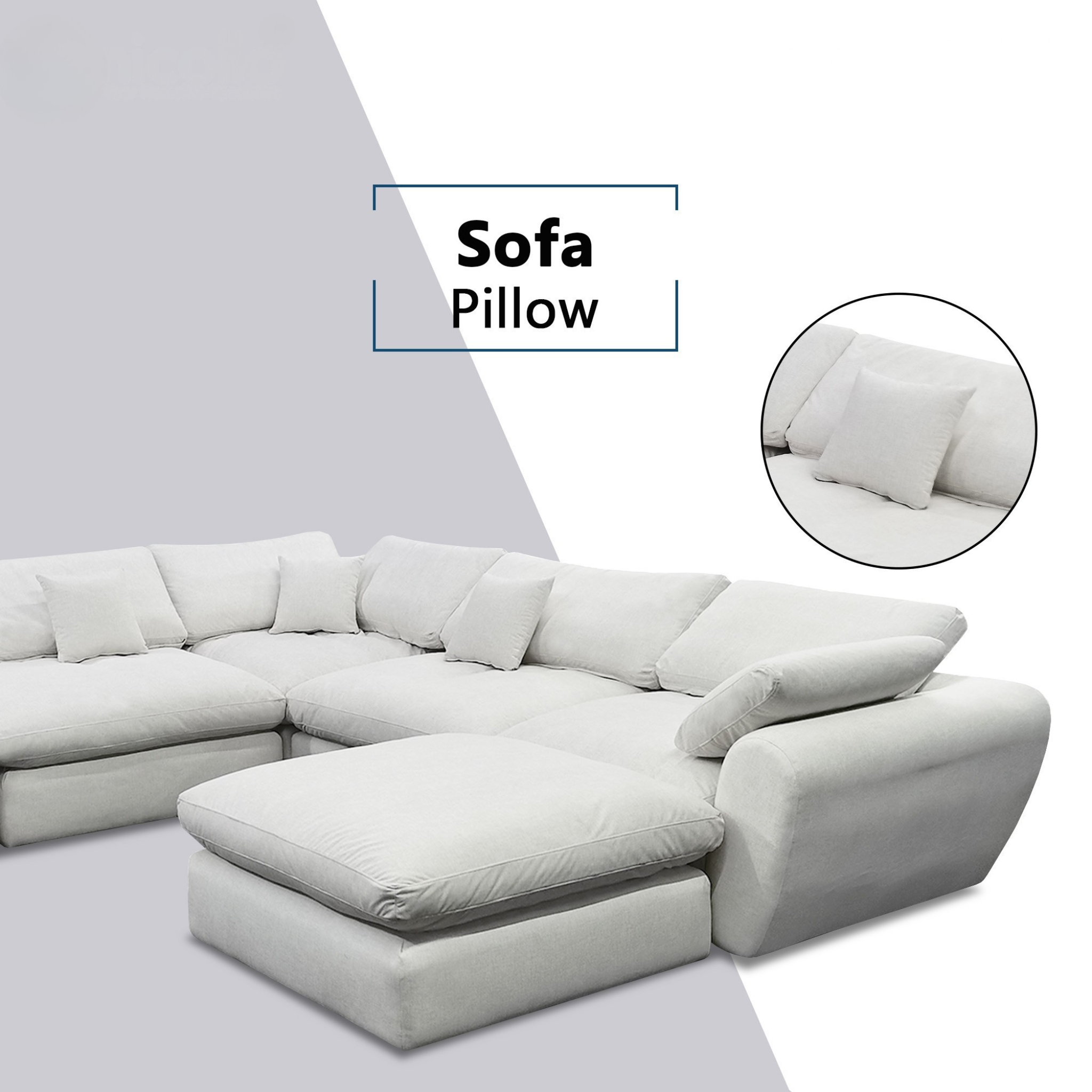 Korra Fabric Sectional Sofa