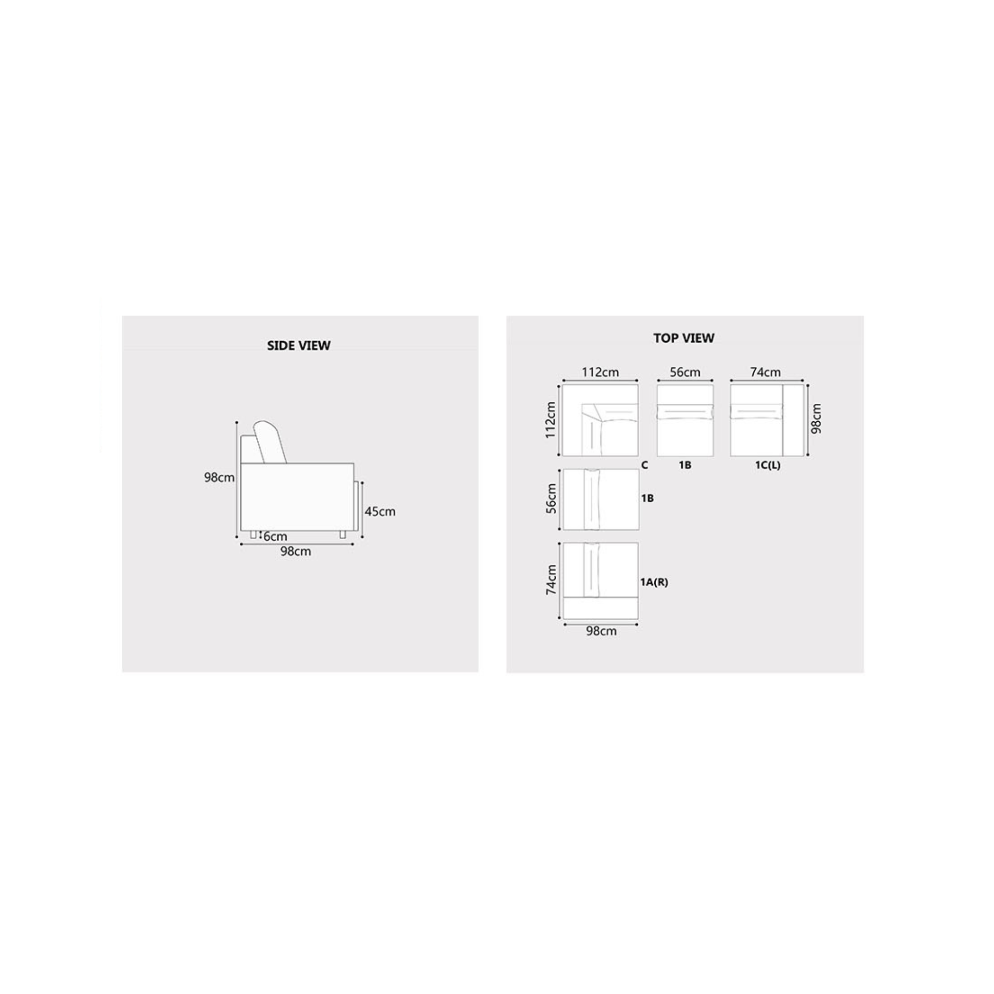 Myros Fabric Recliner Corner Sofa (Pet Friendly & Easy Clean)