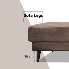 Norviel Fabric L-Shaped Sofa (Pet Friendly & Easy Clean) KH