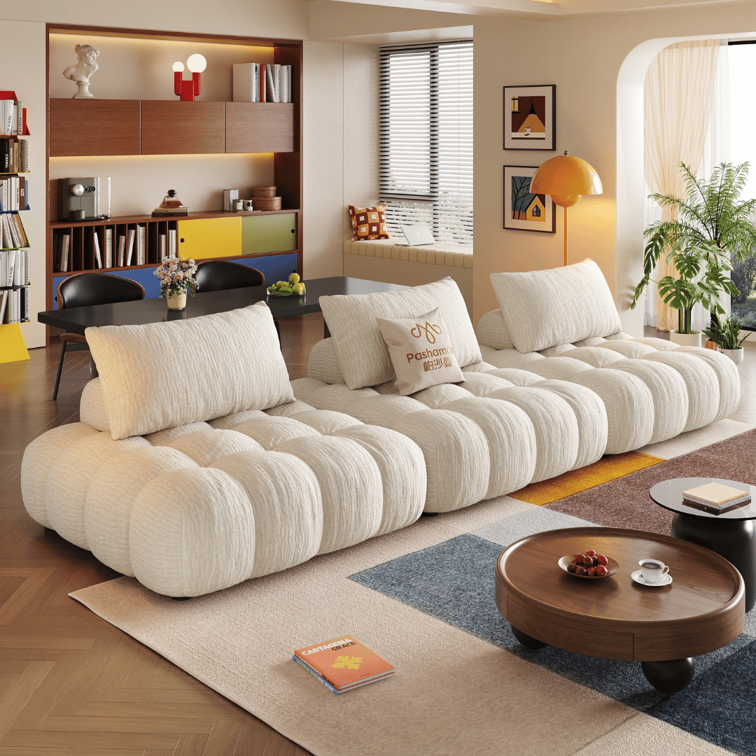 Cloude Modular Chenille Fabric Sofa (Water Repellent)