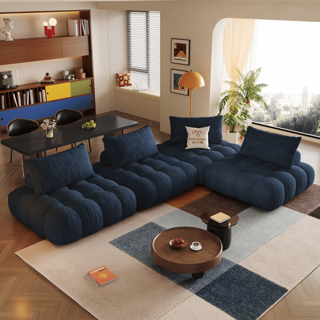 Cloude Modular Chenille Fabric Sofa (Water Repellent)