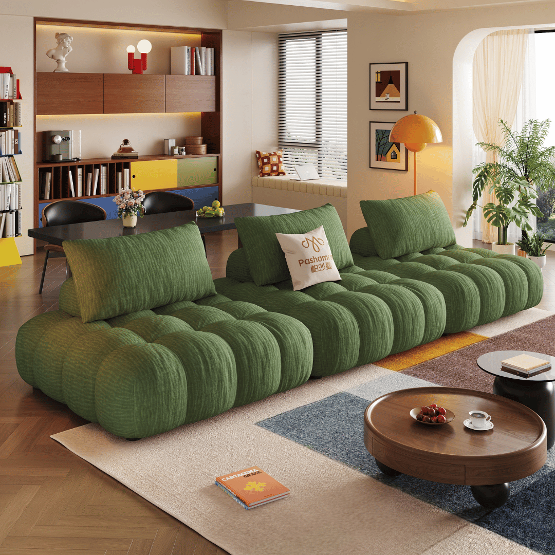 Cloude Modular Chenille Fabric Sofa (Water Repellent)