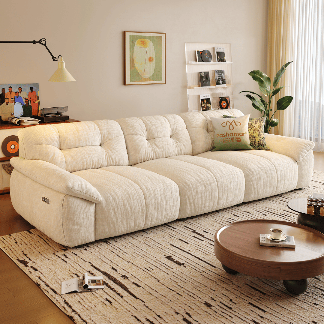Lorenza Fabric Recliner Sofa (Water Repellent)