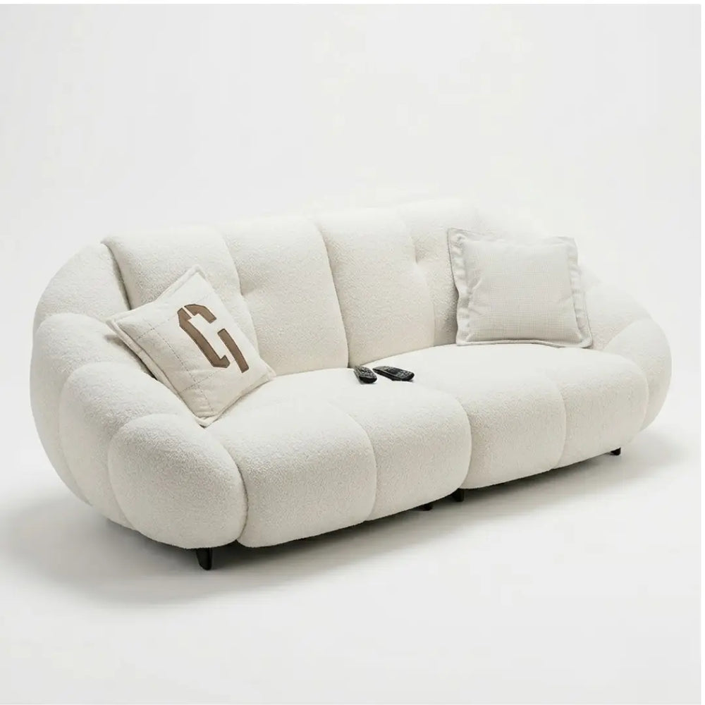 Marshall Teddy Fabric Electric Recliner Sofa HJ