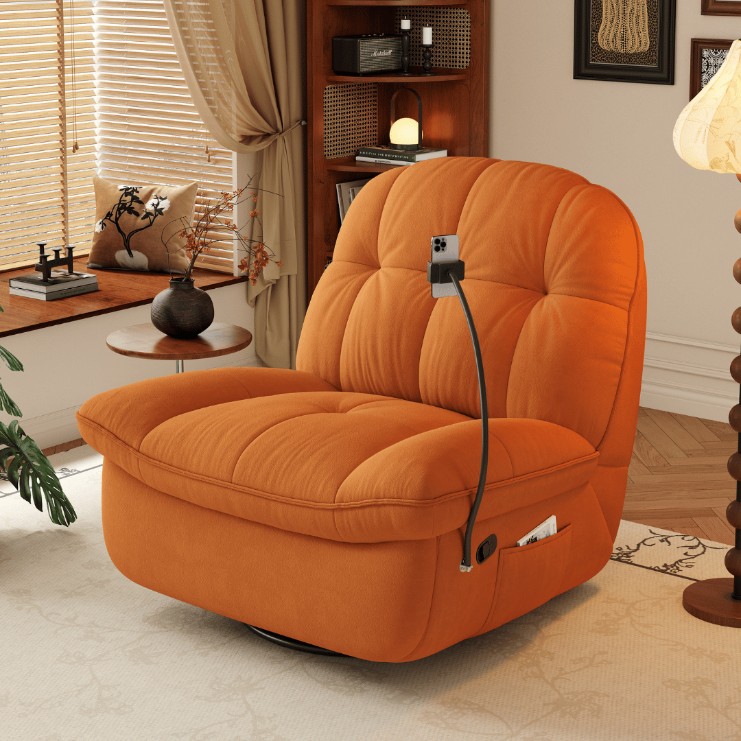Gillian Fabric Recliner Armchair Sofa