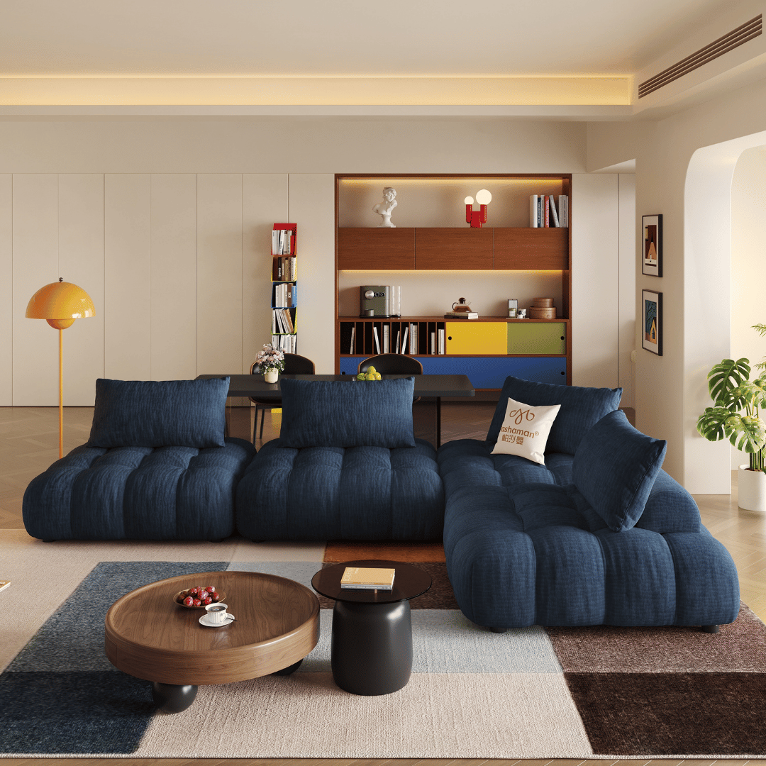 Cloude Modular Chenille Fabric Sofa (Water Repellent)