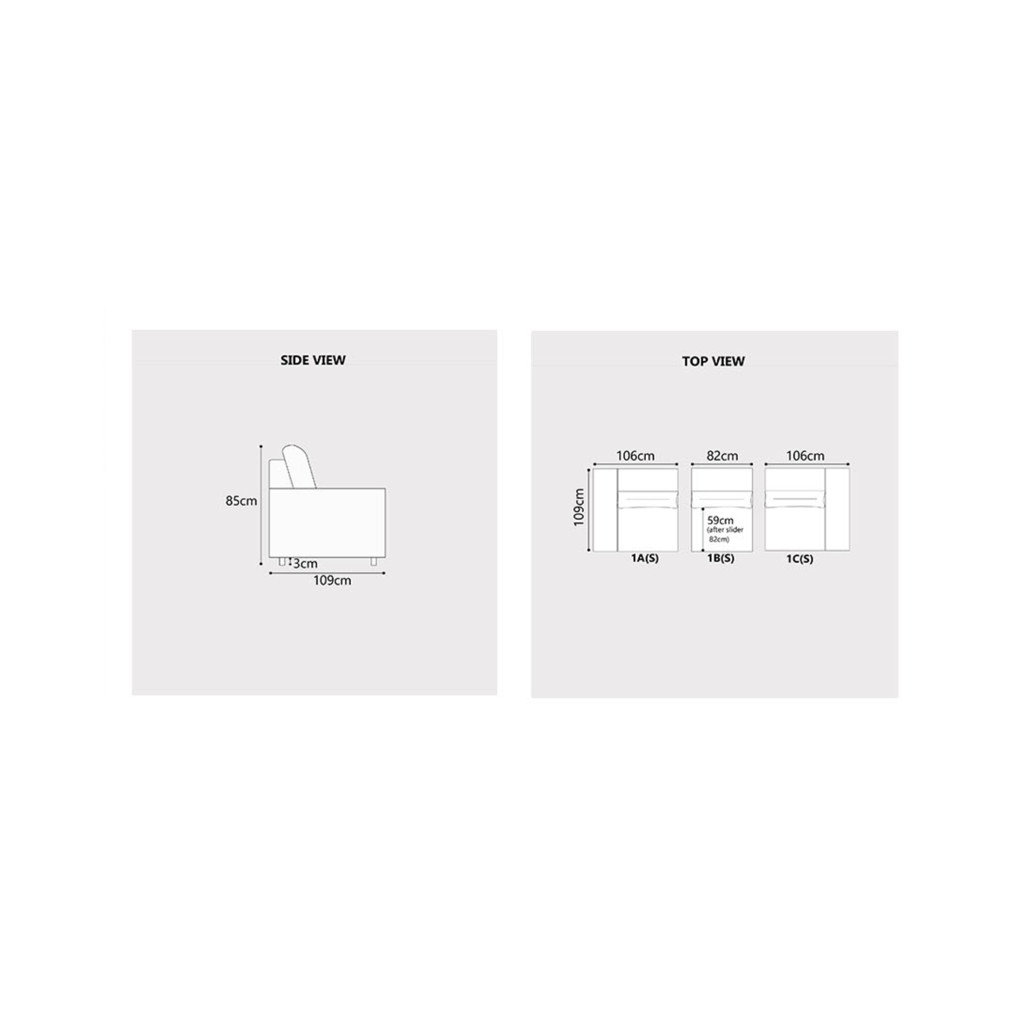 Arvenor Fabric Slider Sofa (Pet Friendly & Easy Clean)