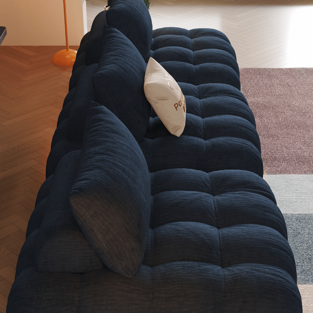 Cloude Modular Chenille Fabric Sofa (Water Repellent)