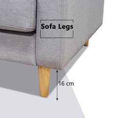 Orlinor Fabric Sofa (Pet Friendly & Easy Clean) KH