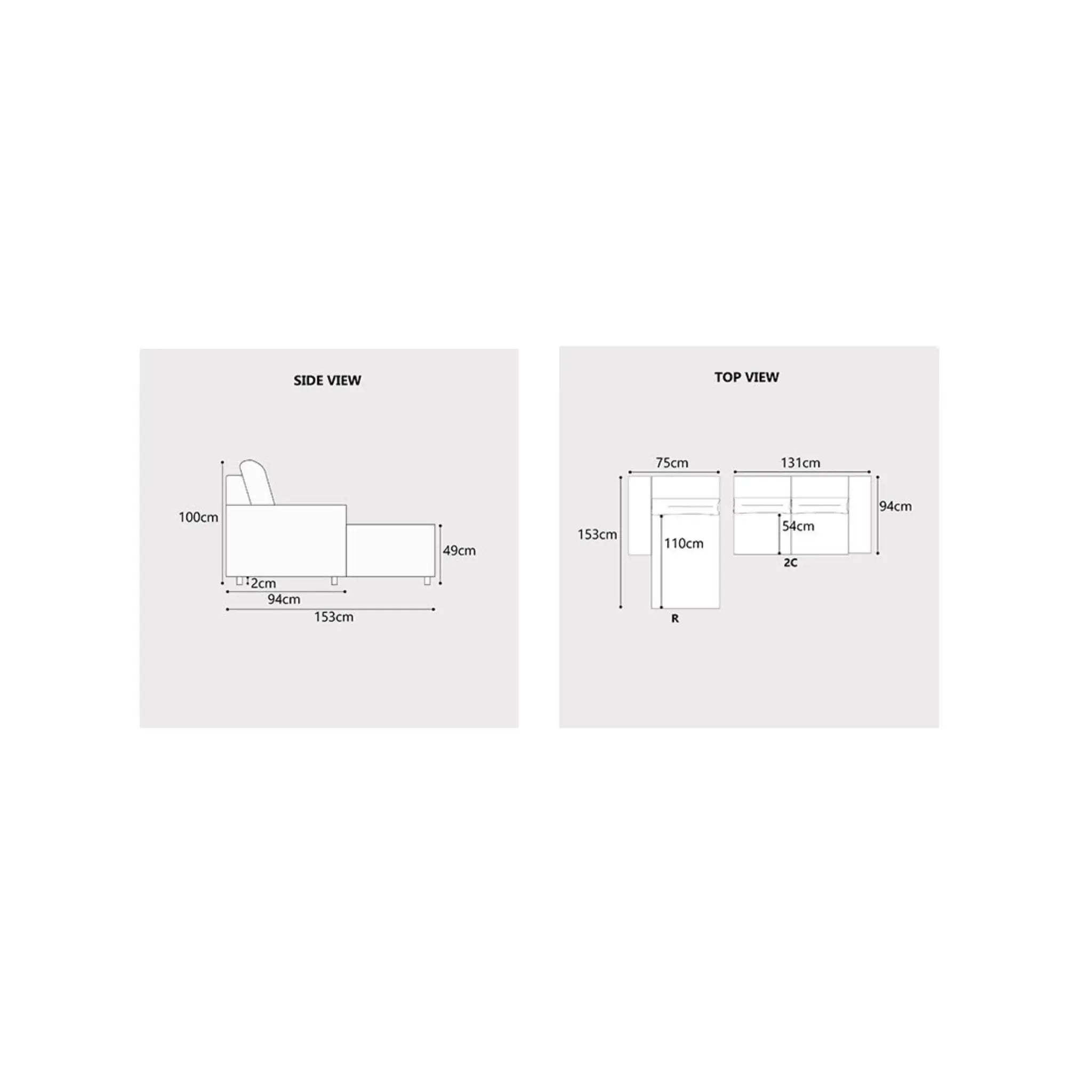 Elvaris Fabric L-Shaped Sofa (Pet Friendly & Easy Clean) - Esteller