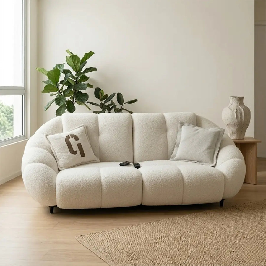 Marshall Teddy Fabric Electric Recliner Sofa HJ