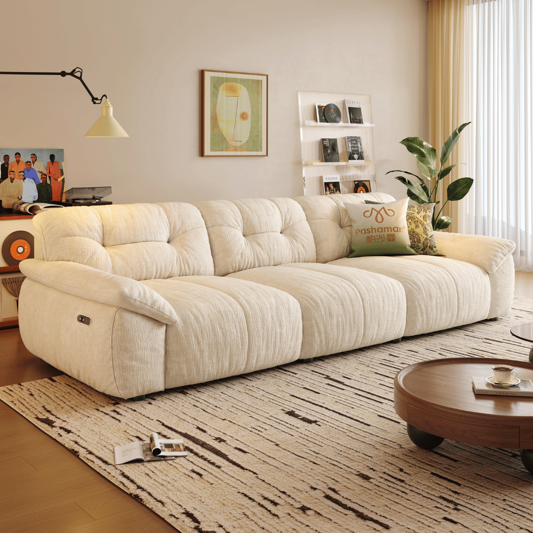 Lorenza Fabric Recliner Sofa (Water Repellent)
