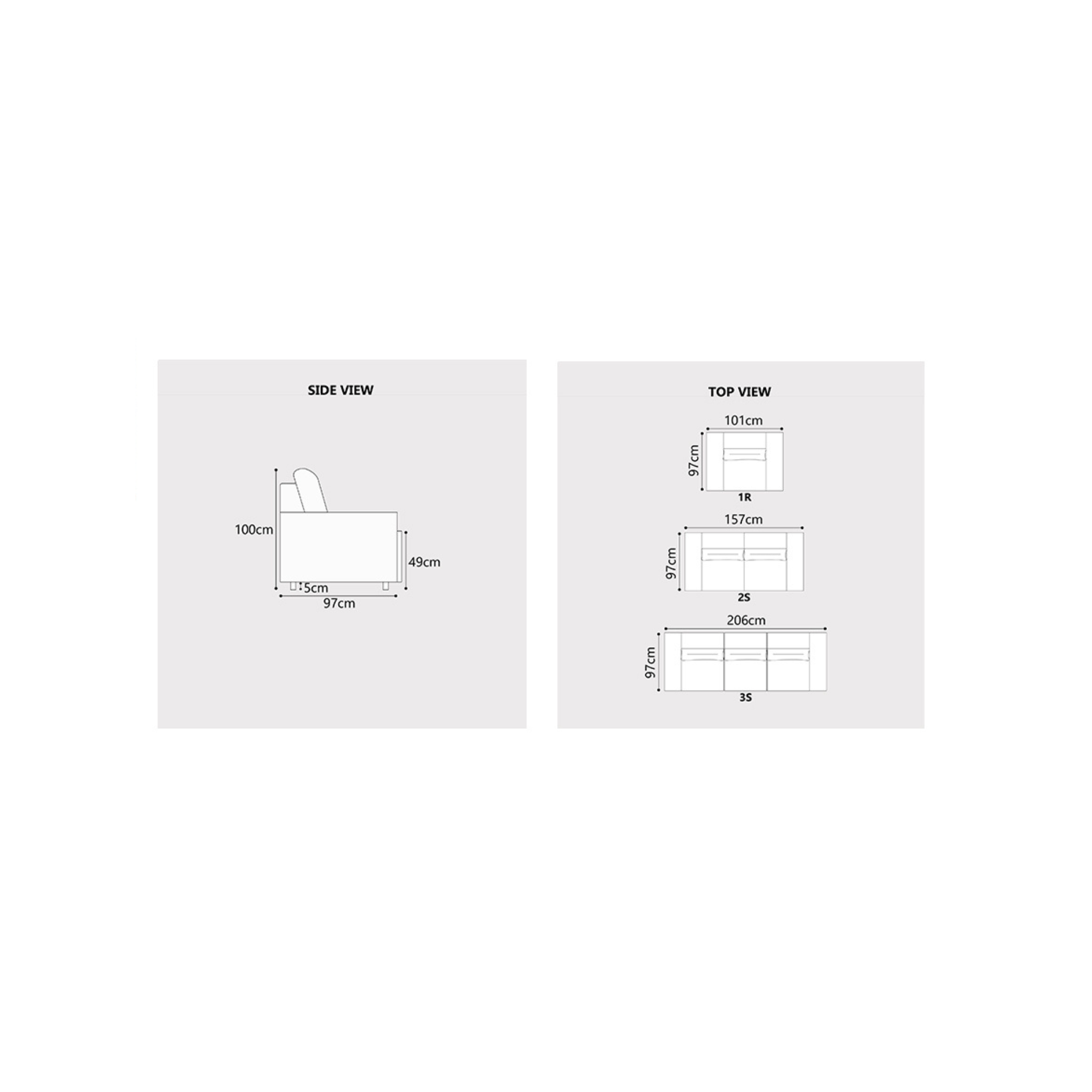 Arvelo Fabric Recliner Sofa (Pet Friendly & Easy Clean)