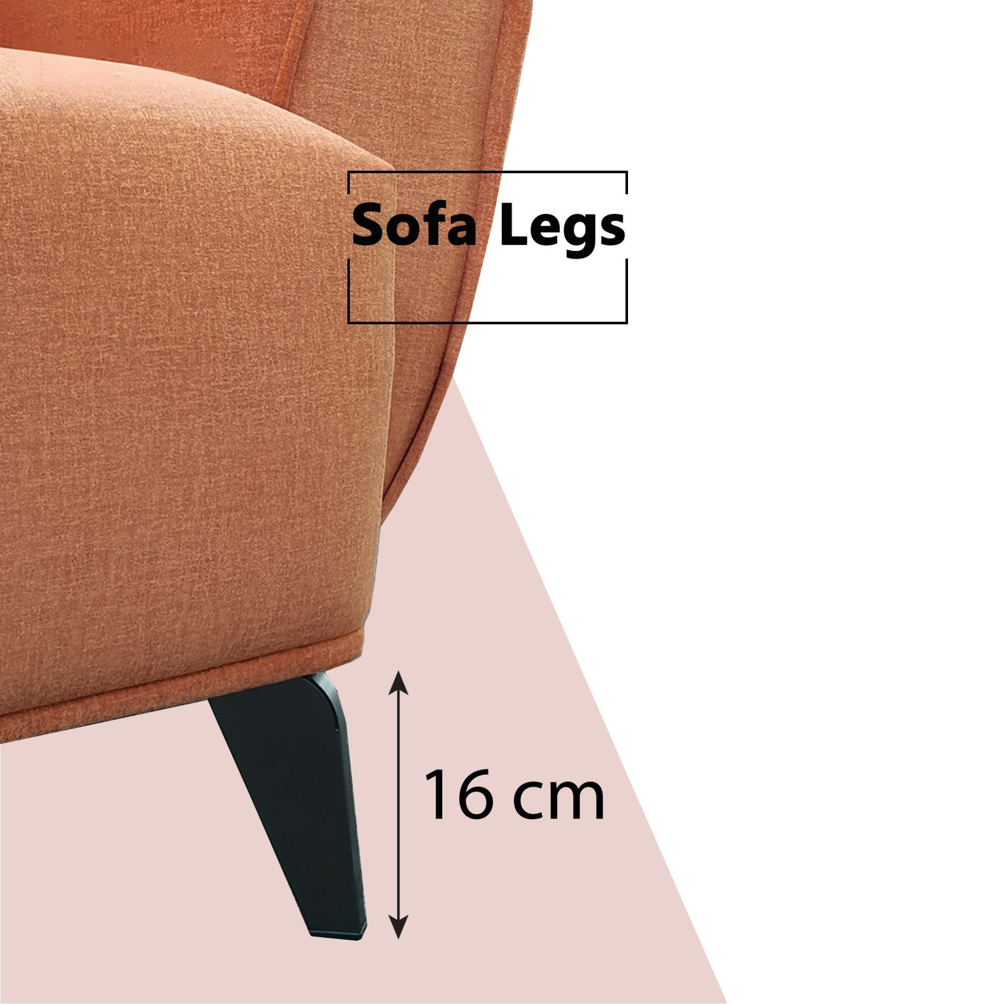 Rovan Fabric Sofa (Pet Friendly & Easy Clean)