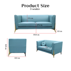 Argus Fabric Sofa (Pet Friendly & Easy Clean)