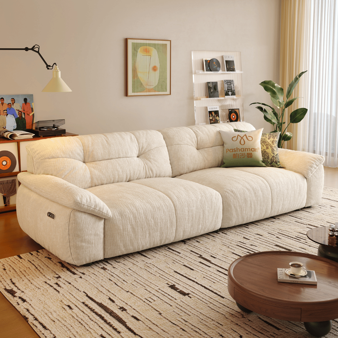 Lorenza Fabric Recliner Sofa (Water Repellent)