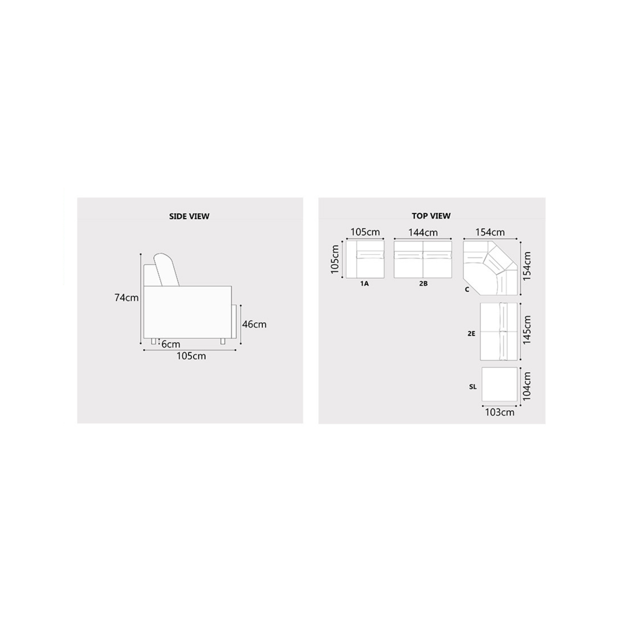 Orynel Fabric Corner Sofa (Sectional) (Pet Friendly & Easy Clean)
