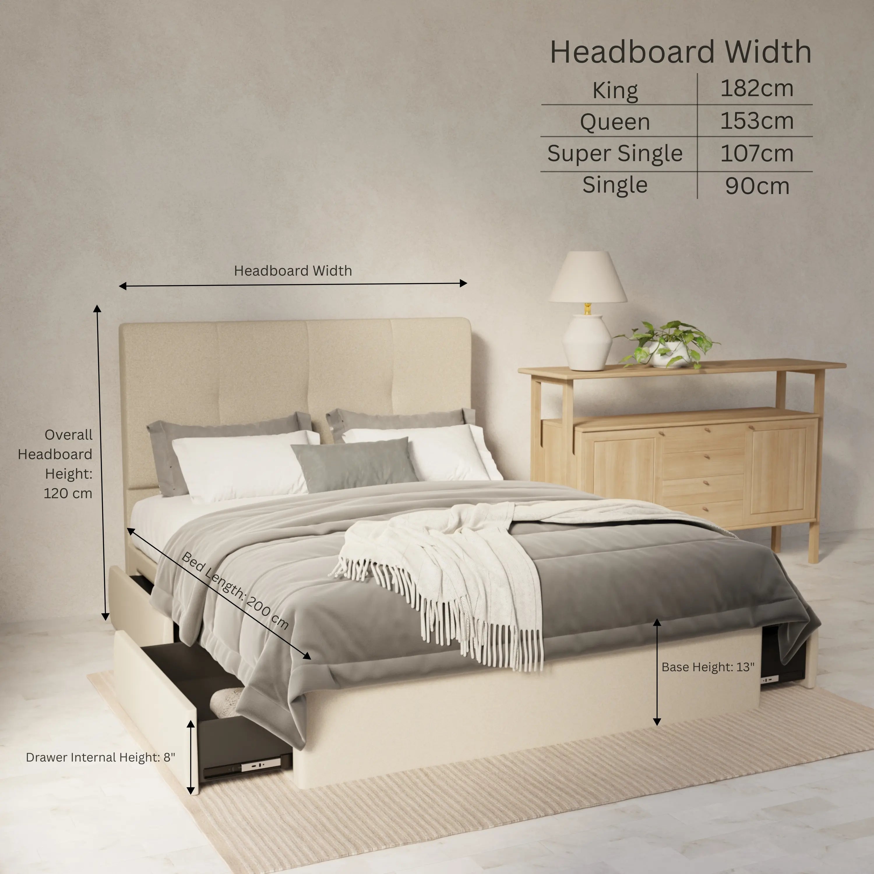 Lyra Genuine Leather Drawer Bed SSE