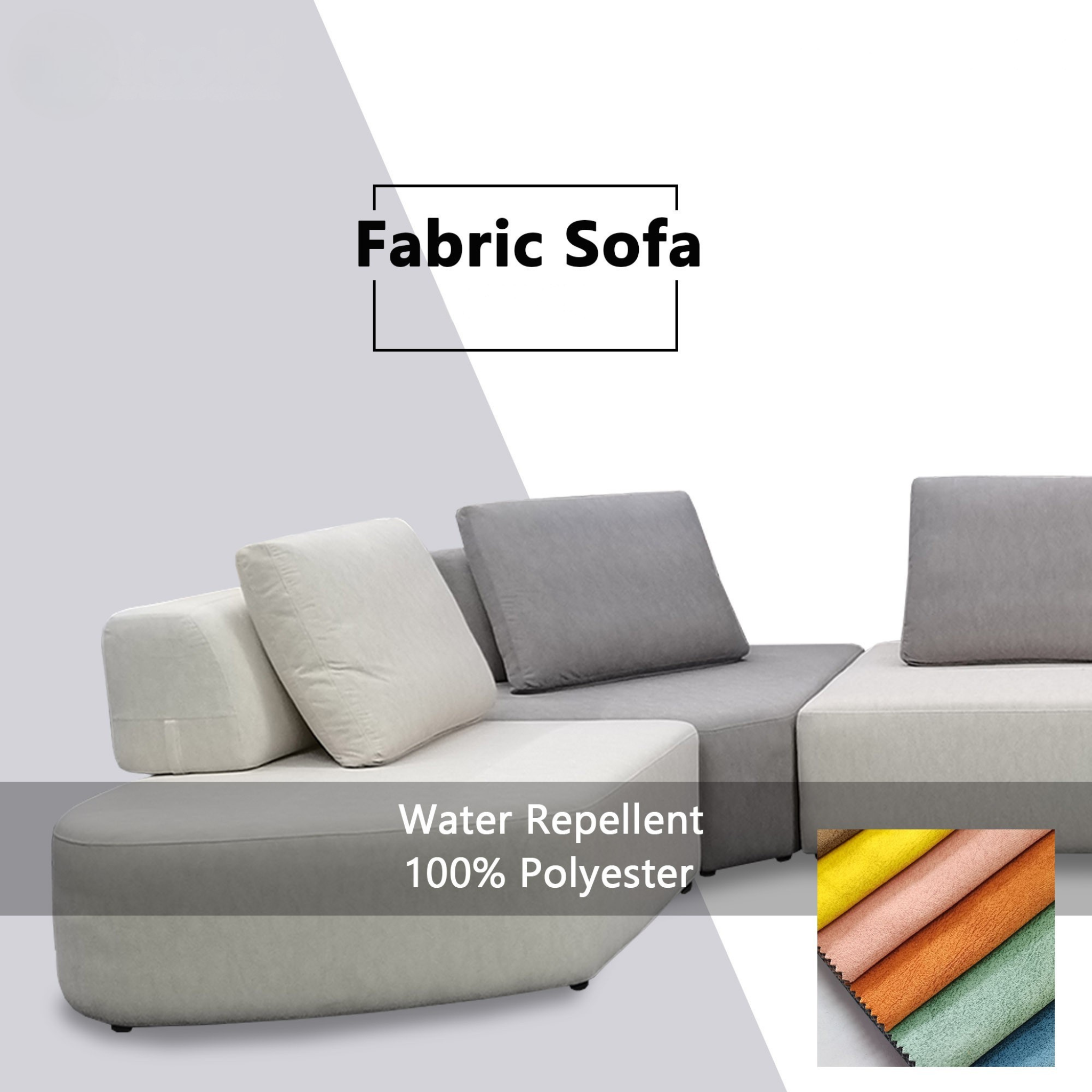 Ryven Fabric Sectional Sofa (Pet Friendly & Easy Clean)