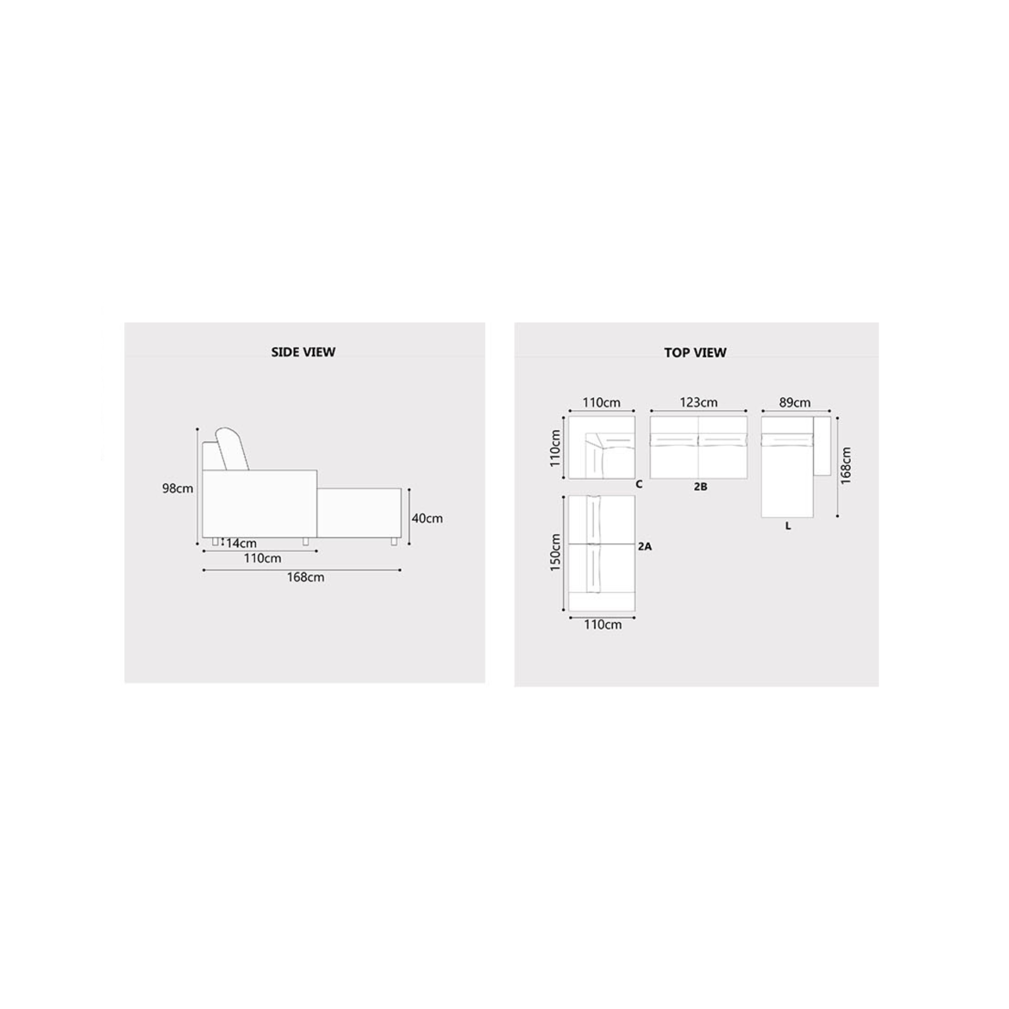 Nyros Fabric Adjustable Backrest L-Shaped Corner Sofa (Sectional) (Pet Friendly & Easy Clean)