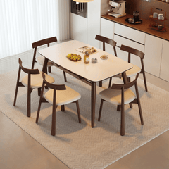 Verilon Walnut Extendable Dining Set