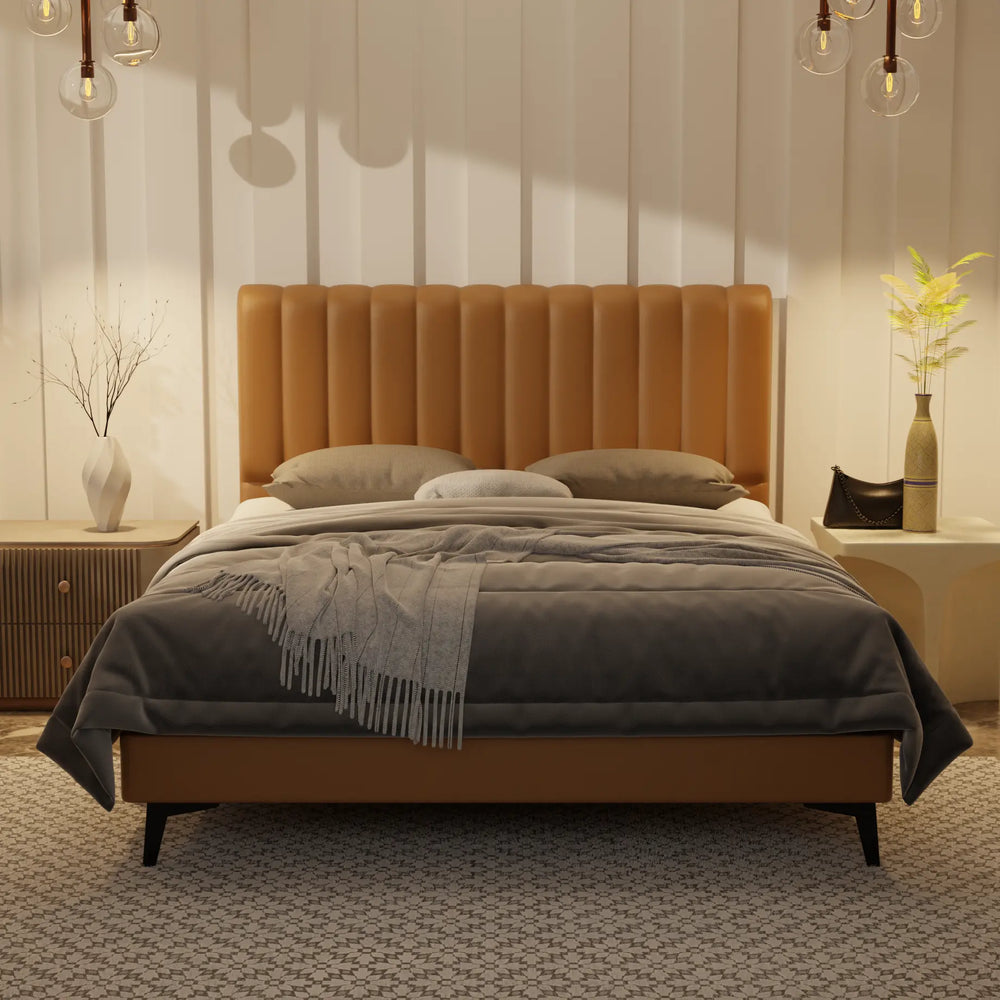 Delane Genuine Leather Divan Bed Frame XYXBED