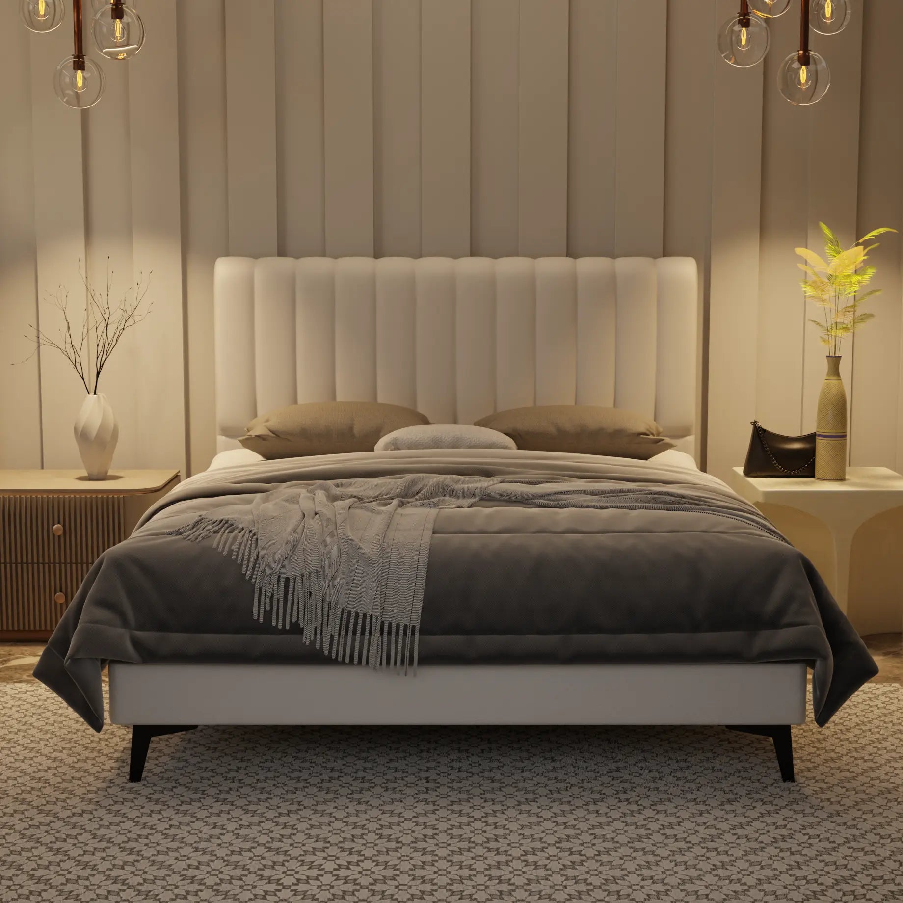 Delane Genuine Leather Divan Bed Frame XYXBED
