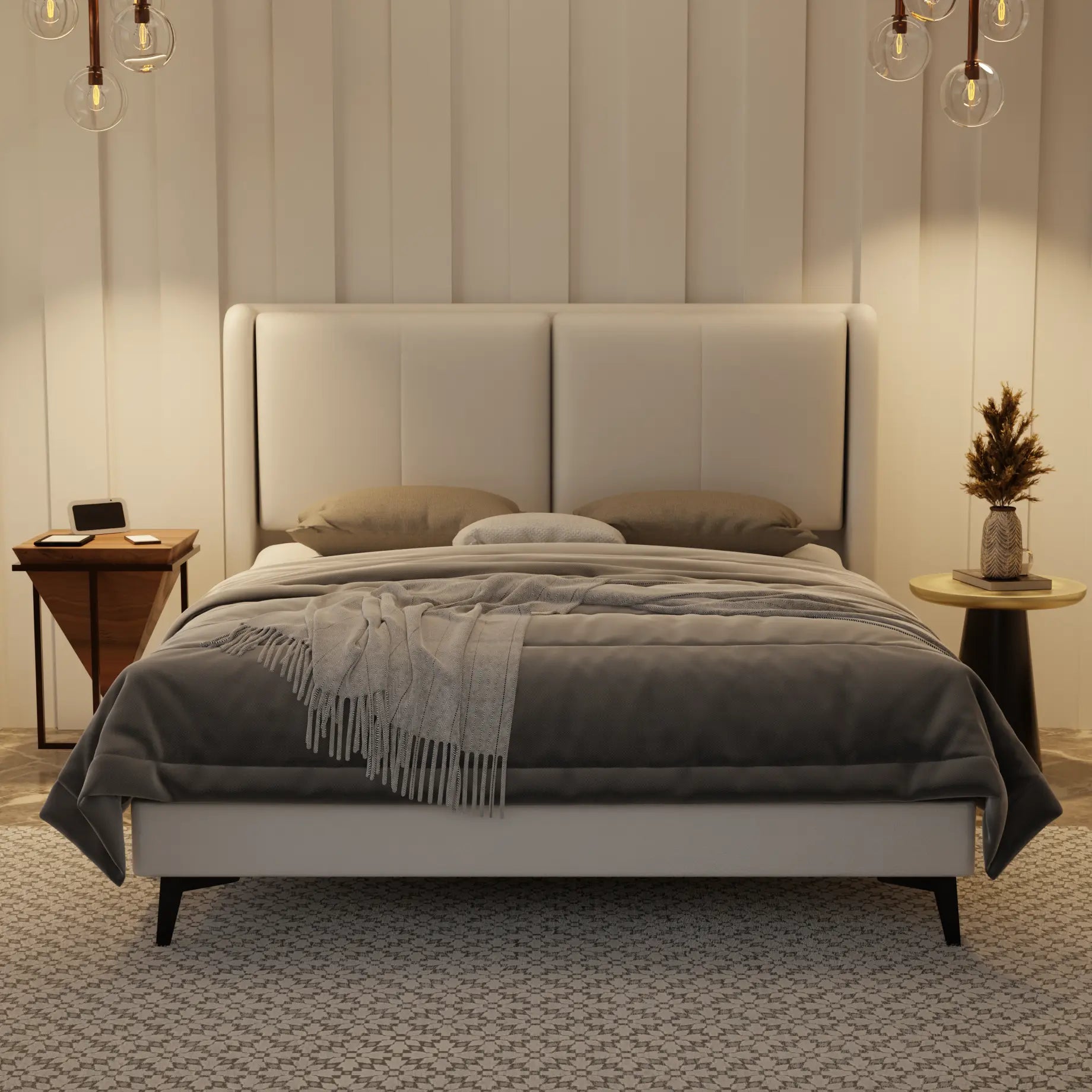 Grenne Genuine Leather Divan Bed Frame XYXBED