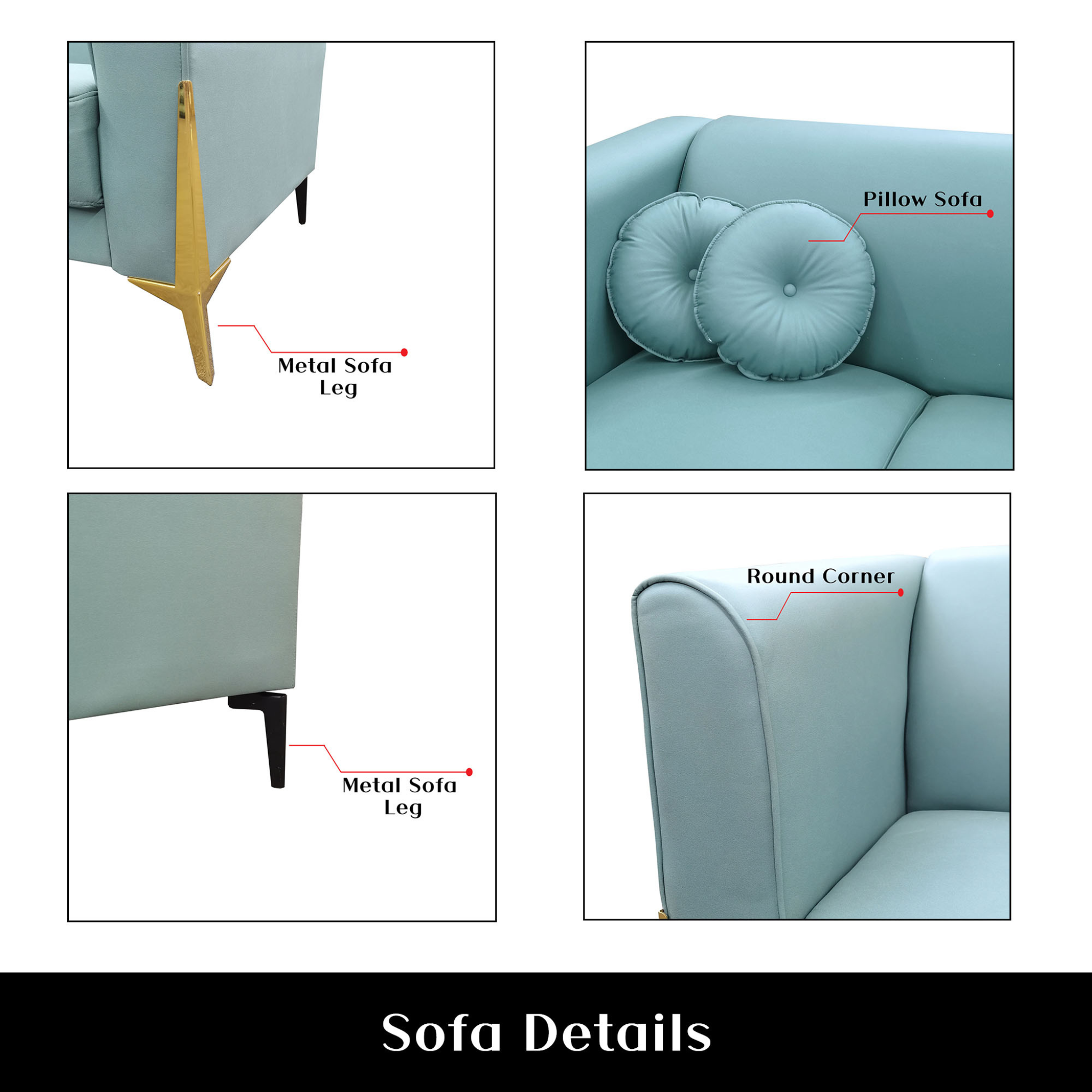 Argus Fabric Sofa (Pet Friendly & Easy Clean)